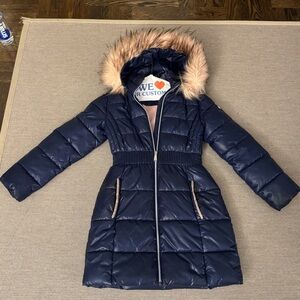 Michael Kors Navy and Beige Jacket